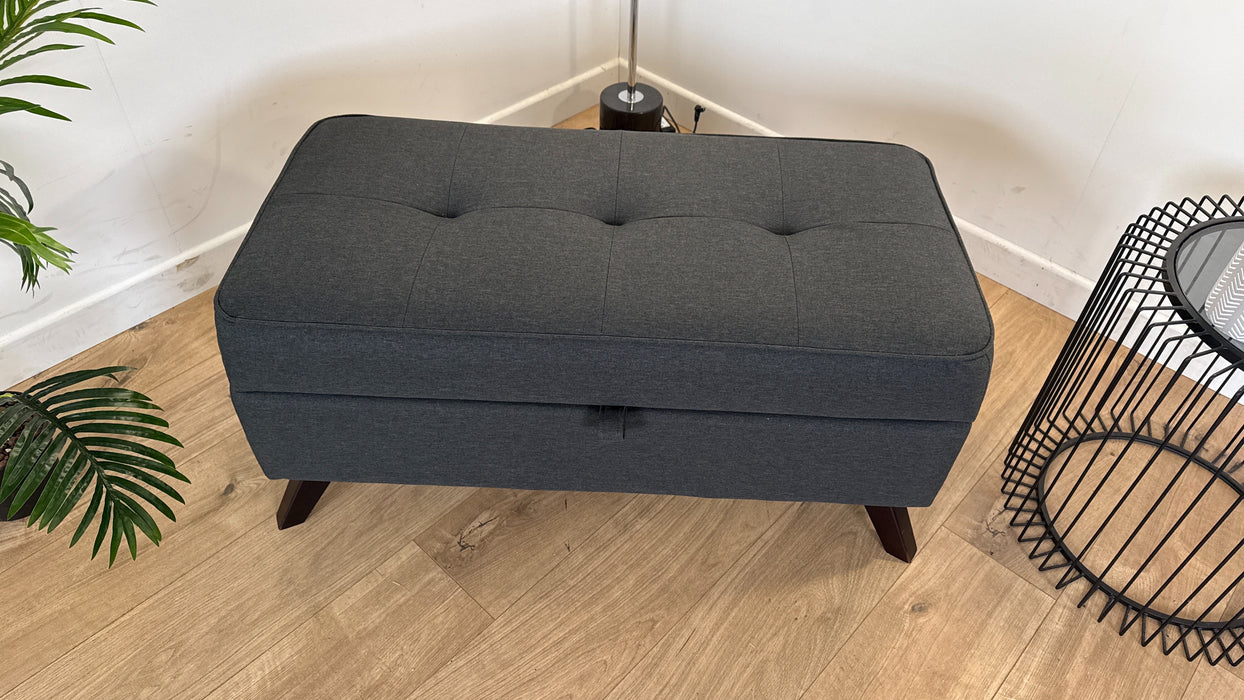 Adriana  - Fabric Storage Footstool