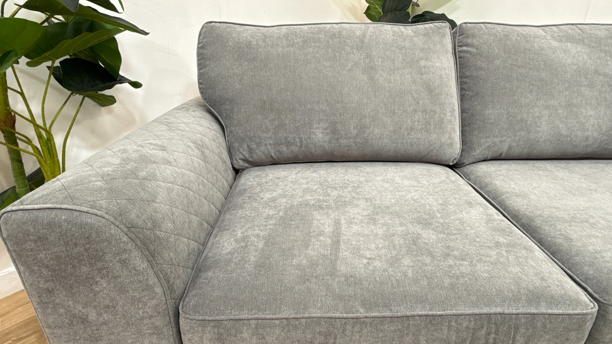 DFS Orka 3 Seater Fabric Sofa in Graphite