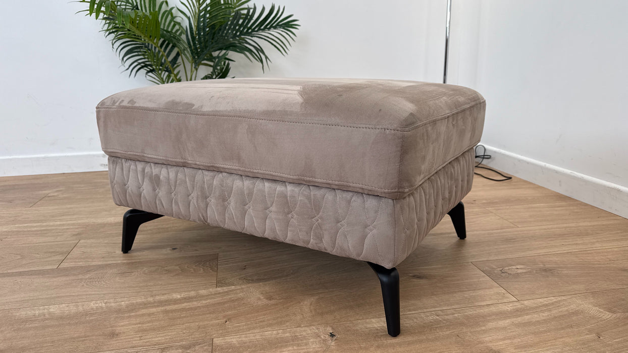 Muse - Fabric Footstool - Nutmeg