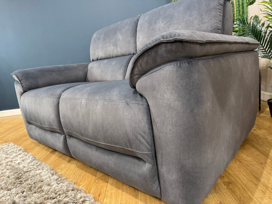 The Hugo Fabric 2 Seater - Lifestyle Flecked Charcoal (WA2)