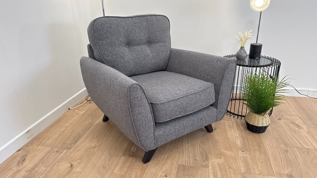 Zinc  Fabric Standard Chair - Grey