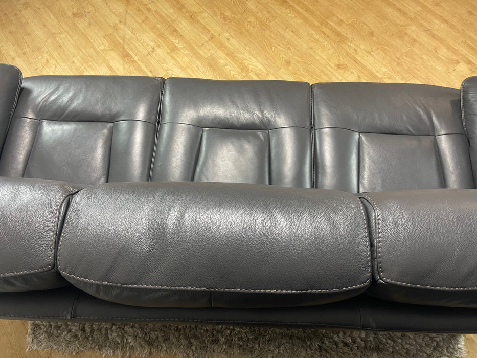 Radley Leather 3 Seater Sofa - Le Mans Charcoal (WA2)