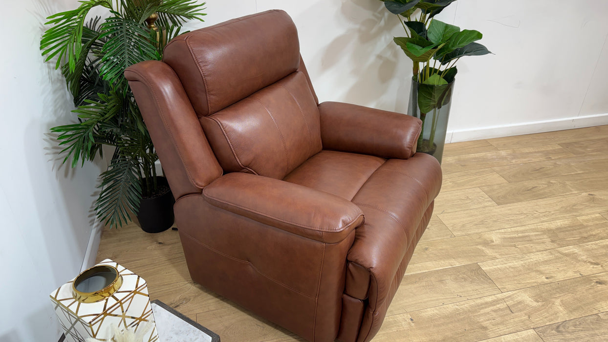 Sofology Gracie Leather Chair in Trusty Sheen Butterscotch