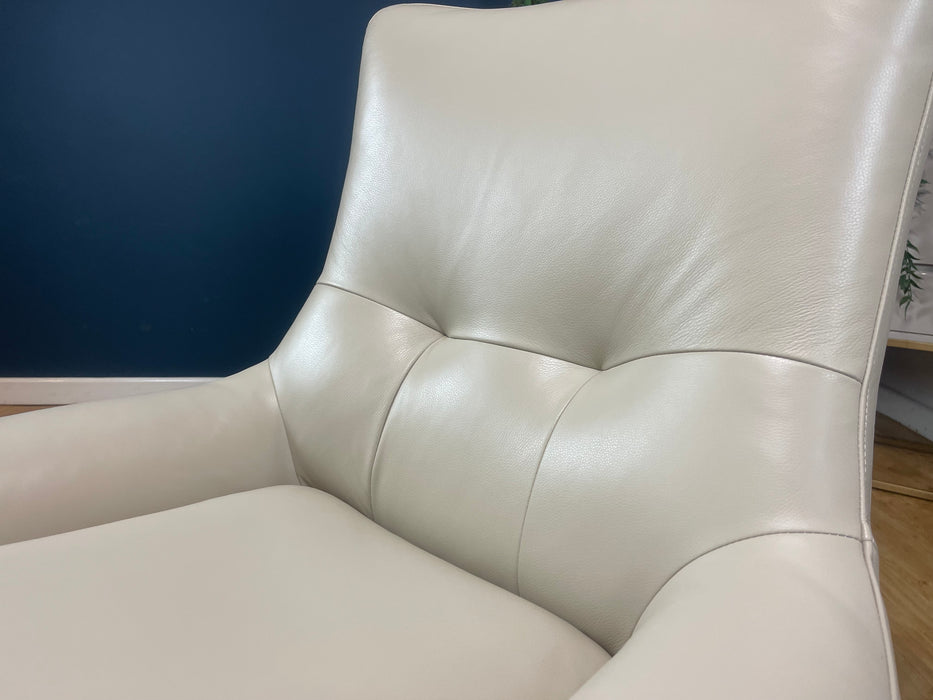 Missouri Swivel Chair Bone China Leather (WA2)