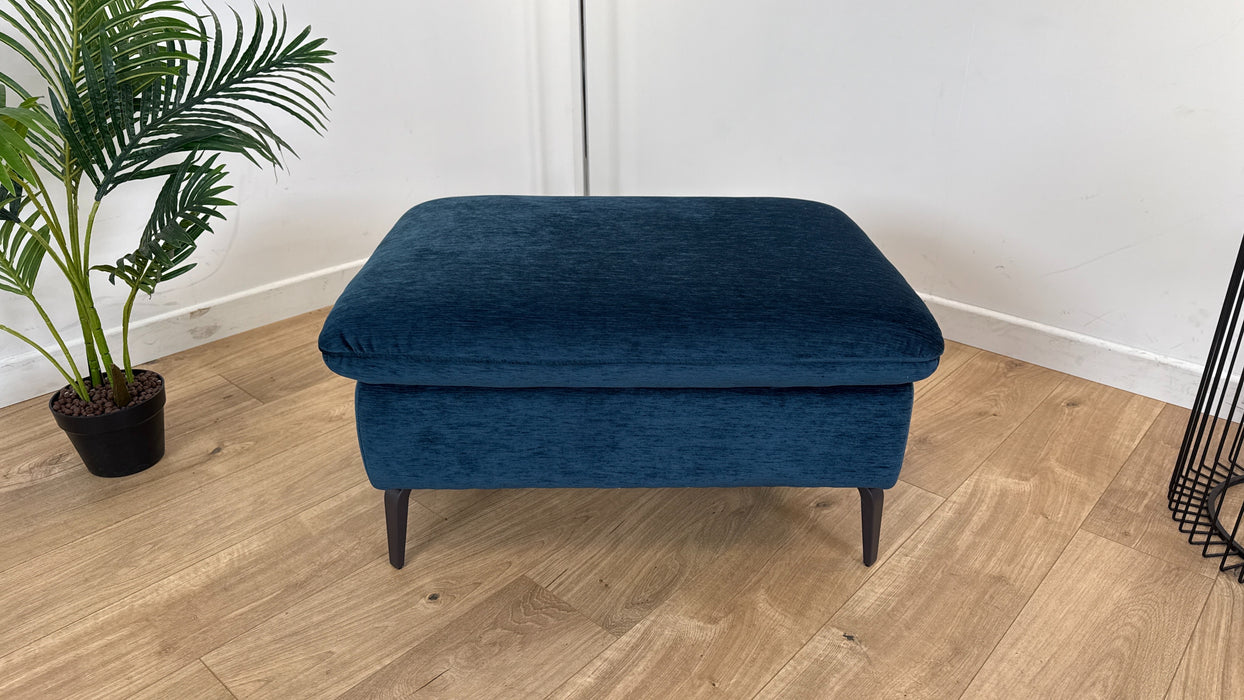 The Viento Designer Footstool - Navy