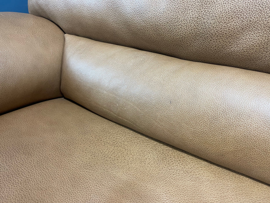 Santino Leather 2 Seater Sofa - Apollo Tan (WA2)