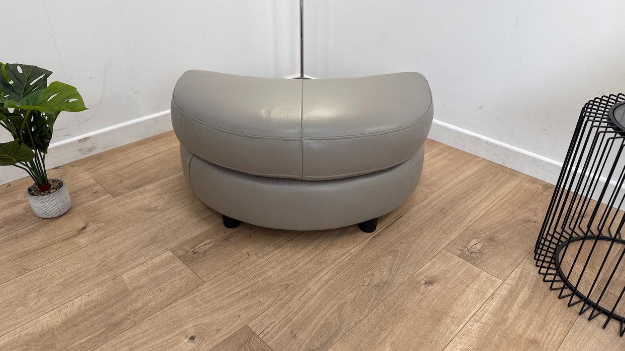 Stage Moon  - Leather half Moon Footstool