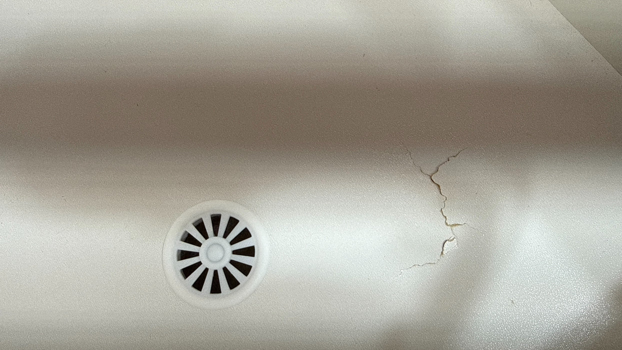 Sofology Hackney Fabric Storage Memory Foam Footstool in Linen Look Chenille Mist