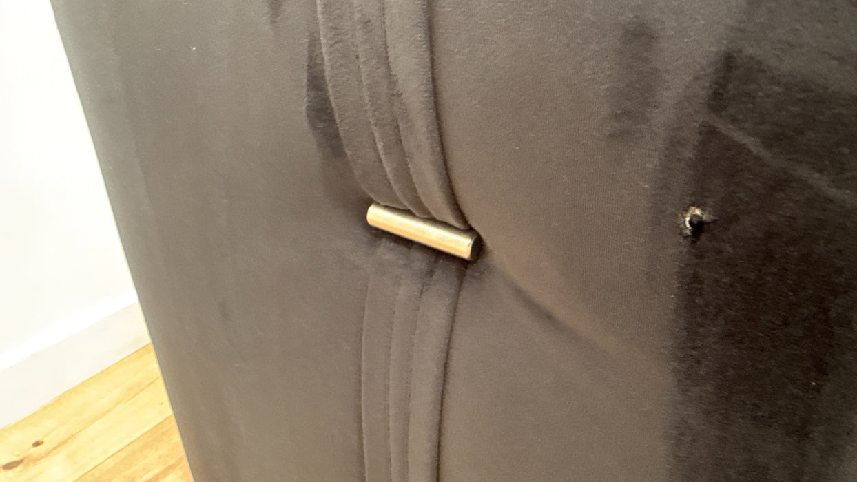 Sofology The Titan 1 Corner 2 Fabric Sofa in Festival Black/Bronze Mix