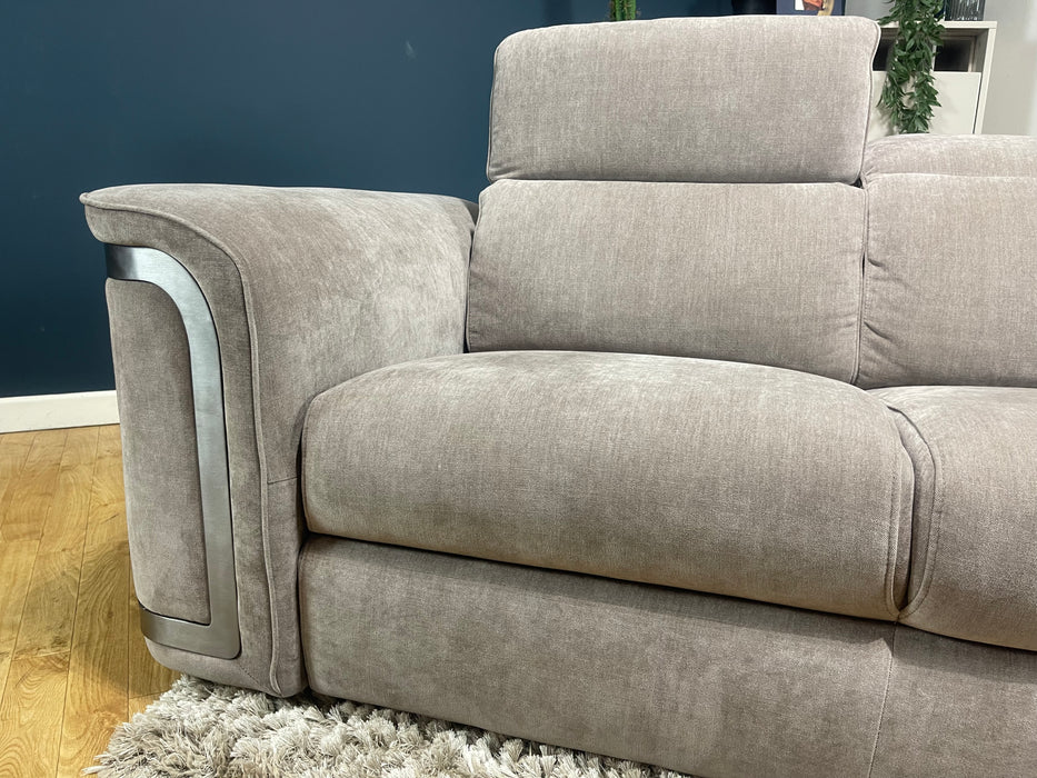 Plaza Fabric 2 Seater Chenille Nutmeg (WA2)