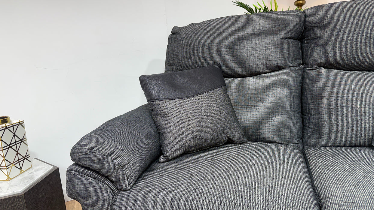 DFS Tamla 2 Seater Fabric Sofa in Black
