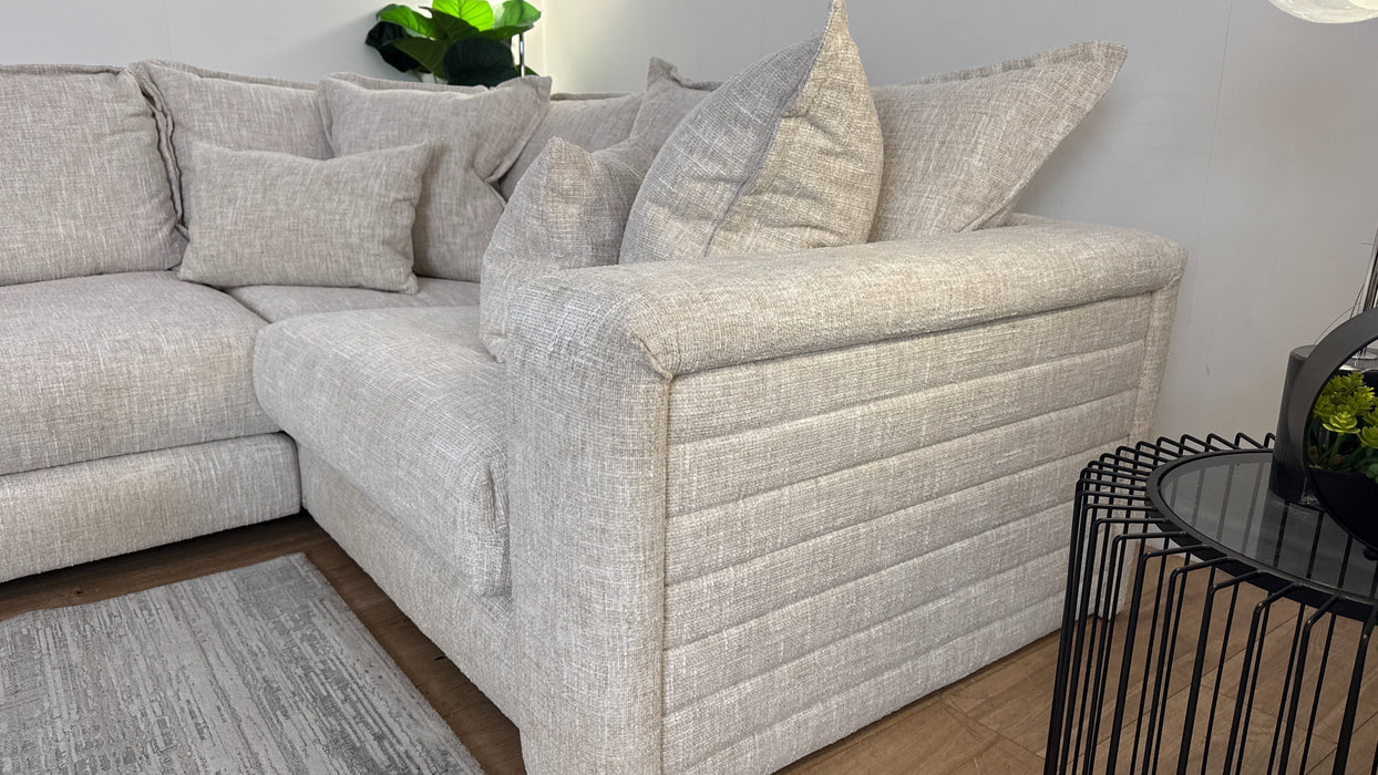 Sofology Cove Fabric 3 Corner 1 in Artisan Chenille Ecru