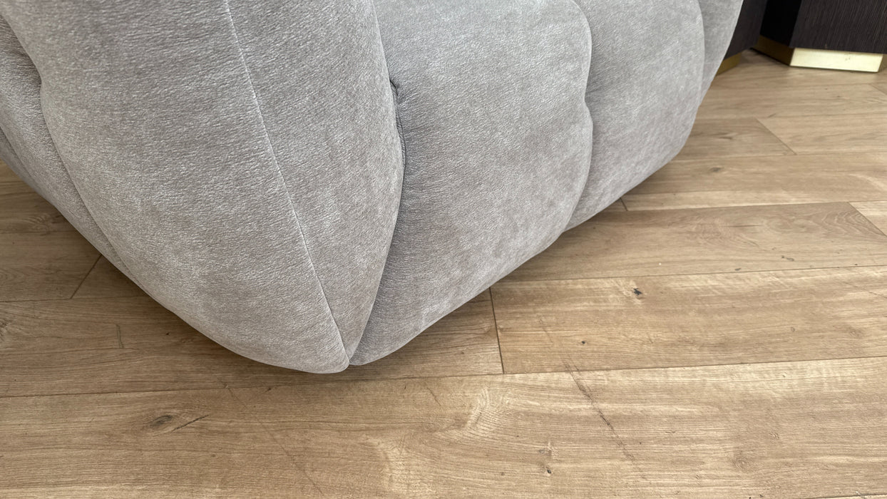 Sofology The Lunar Fabric Chair Swivel in Textured Chenille Mocha