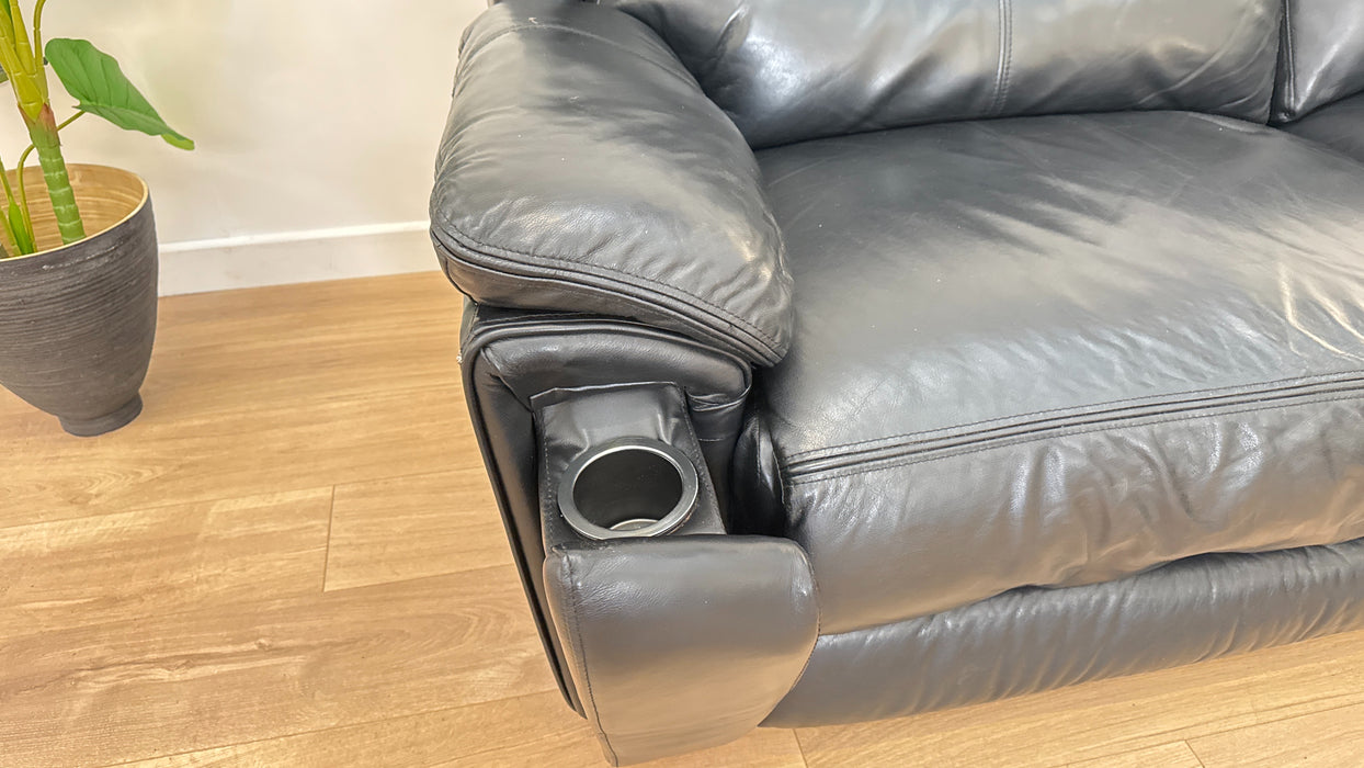 Trek 3 corner 1 Leather Power Recliner.  This sofa is a refurbished and used