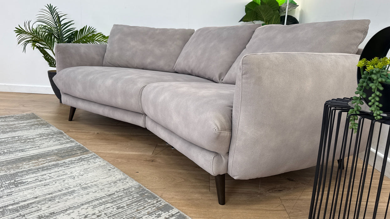 Sofology The Adler Asymmetric 3 Seater in Lifestyle Mottled Fabric Marble