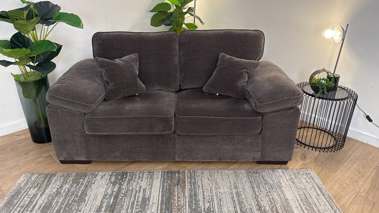Sofology The Brixton 3 Seater Fabric Sofa in Soft Chenille Mocha All Over
