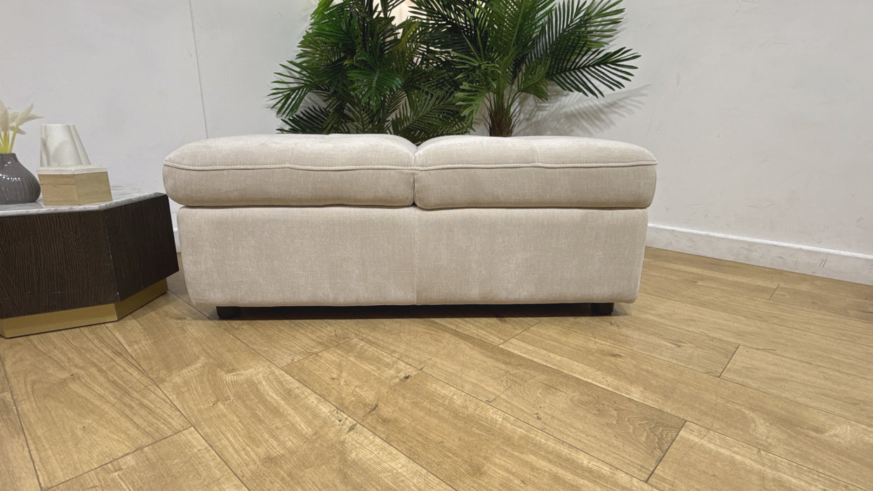 Sofology Riviera Fabric Dual Footstool in Chenille Cotton