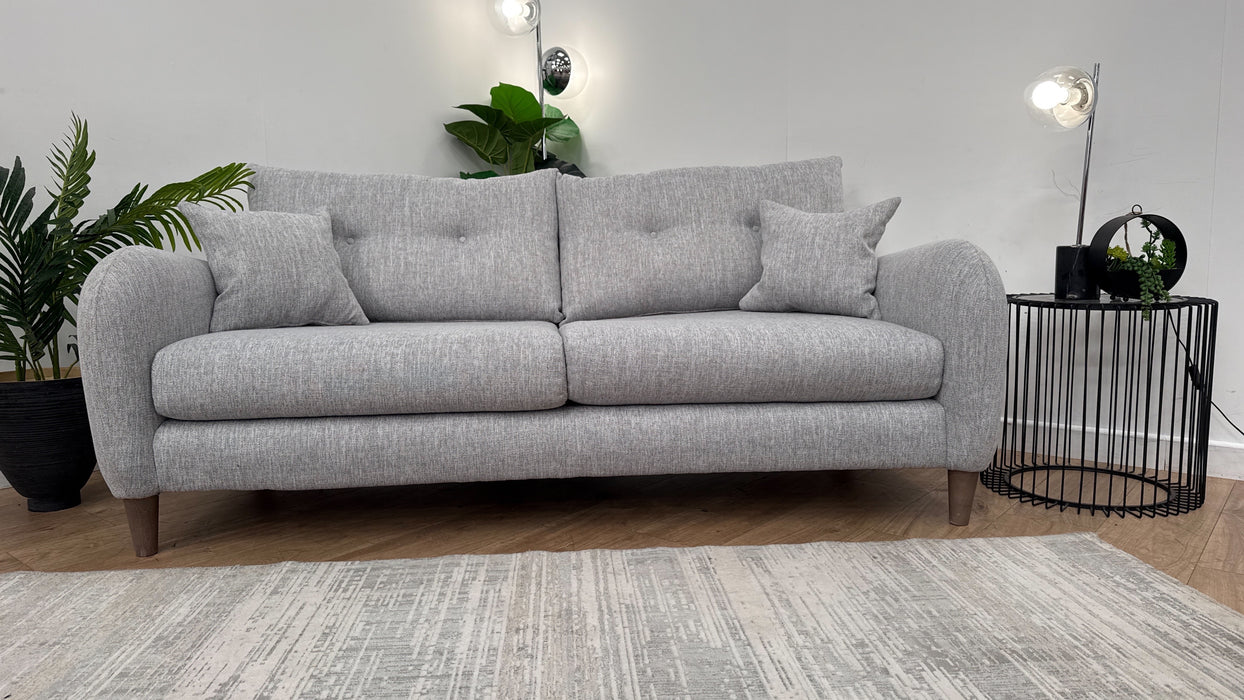 Sofology Ambleside Fabric 3 Seater in Capital Light Grey