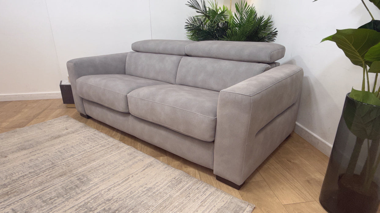 Sofology Metropolitan Fabric 3 Seater Sofabed in Lifestyle Mottled Dove