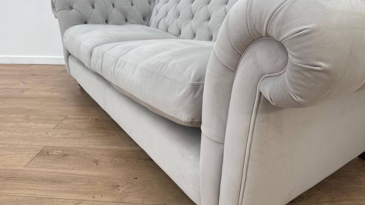 Windsor 4 Seater Fabric Sofa in Stone