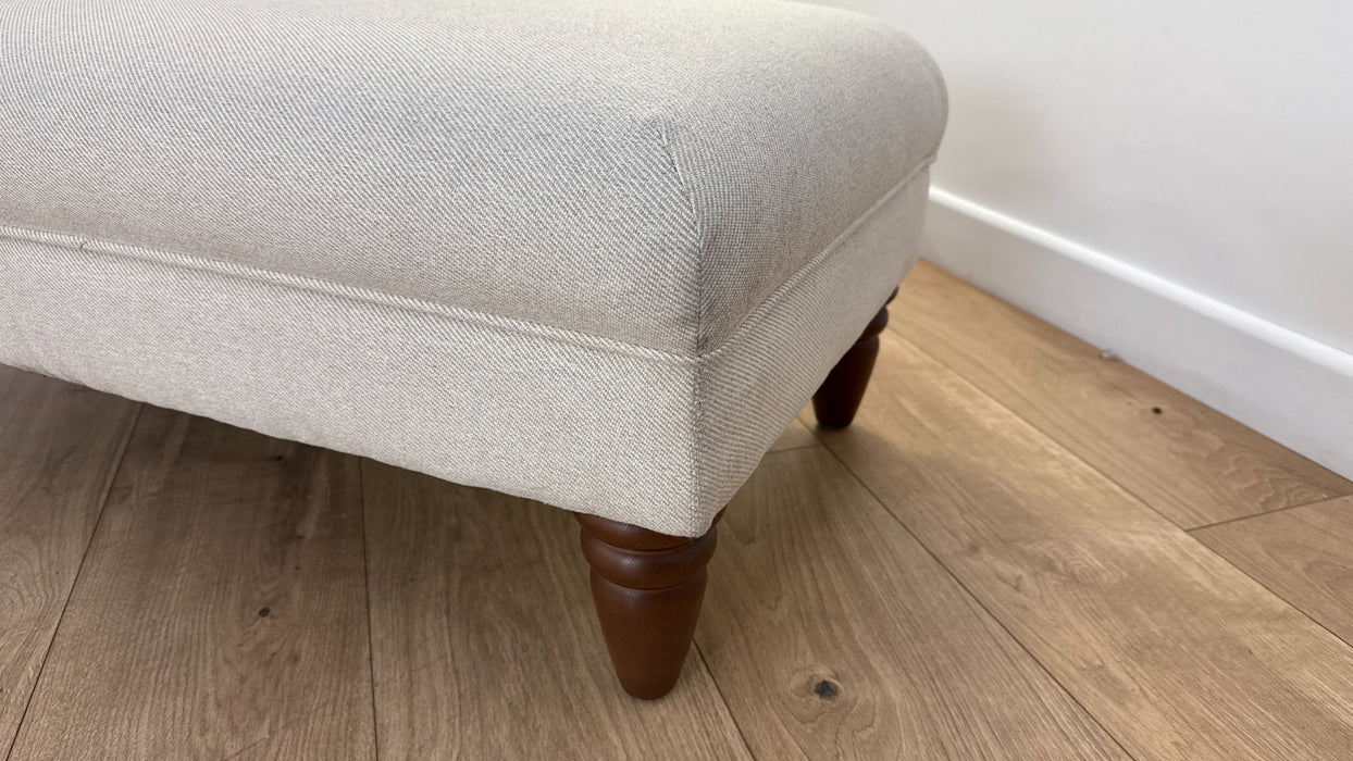 DFS Livie Fabric Footstool in Natural