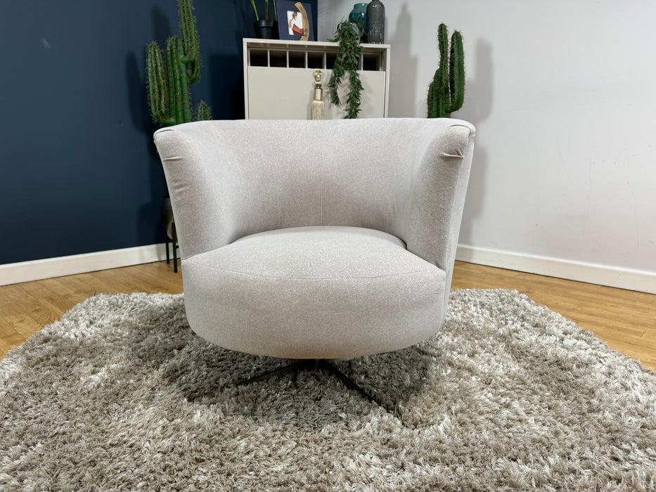 Islington Swivel Chair Nordic Mink Fabric (WA2)