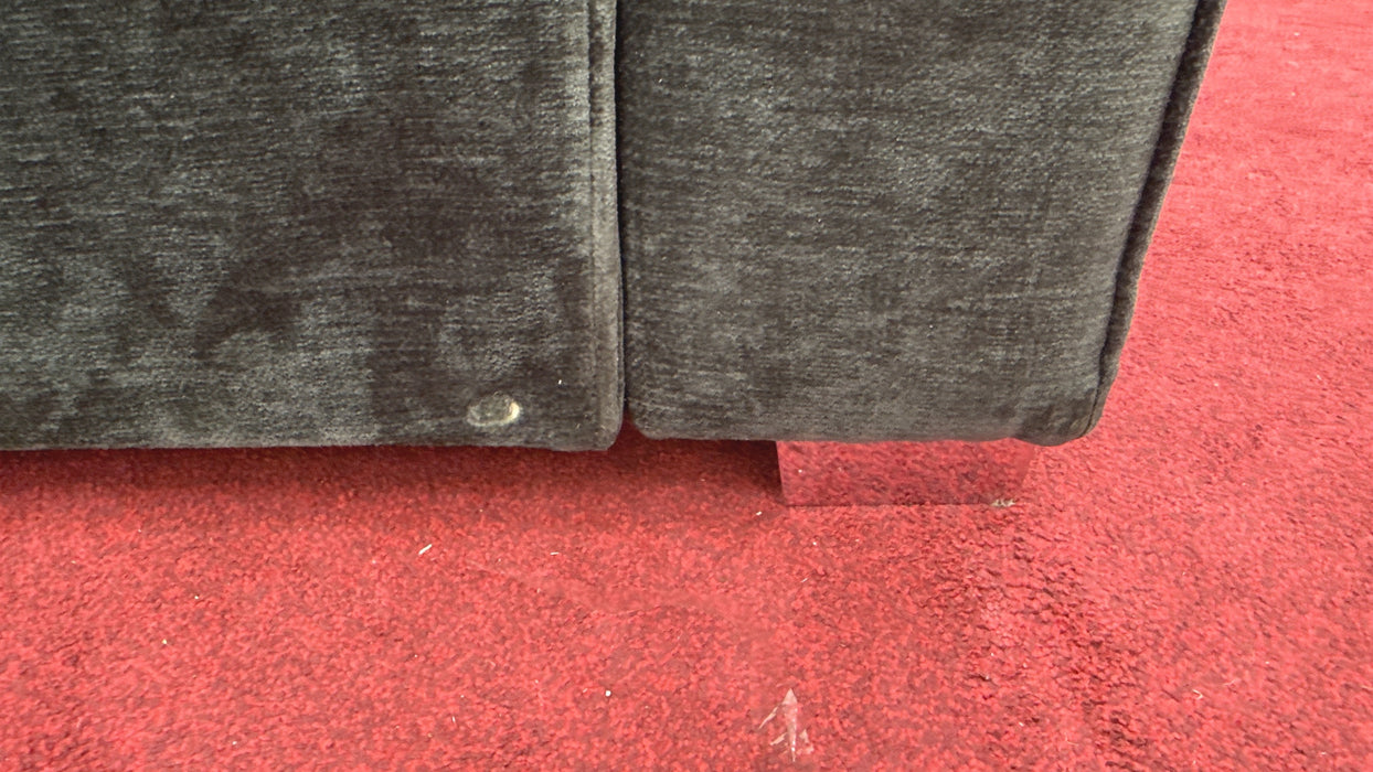 Sofology Cavalli Fabric 2.5 Seater in Deluxe Chenille Slate Mix
