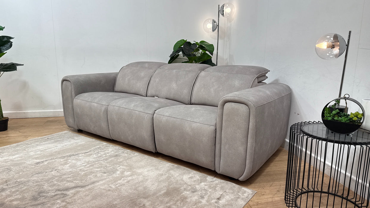 Sofology Premiere Fabric 3 Seater in Lifestyle Flecked Stone