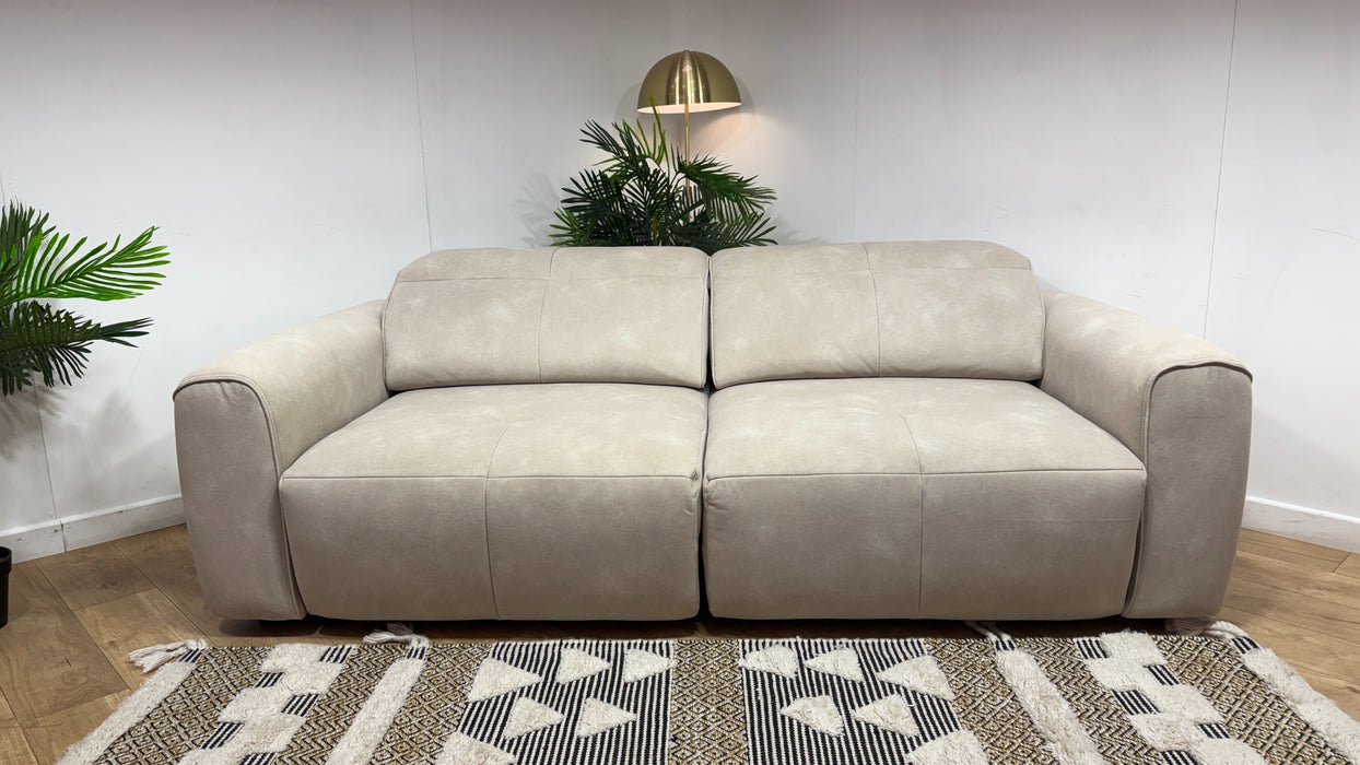 Sofology Riviera Fabric Motion Chaise in Lifestyle Flecked Ivory