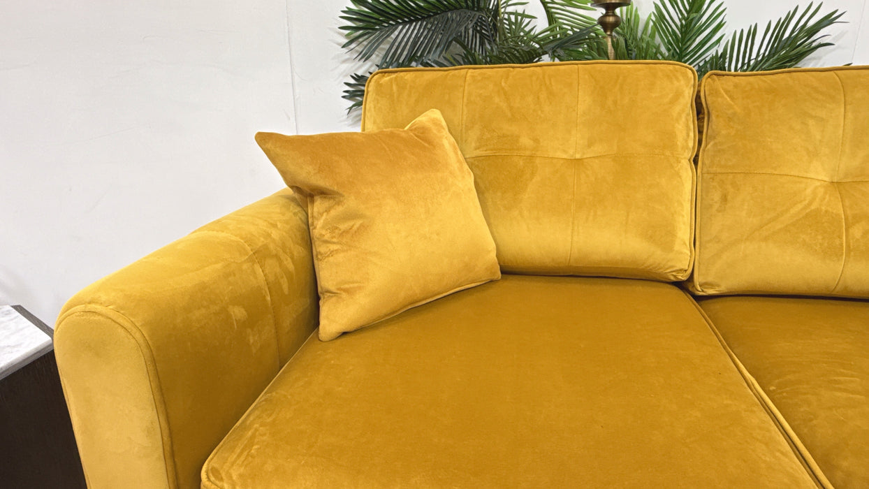 Sofology Islington Fabric 2 Seater in Sleek Mustard