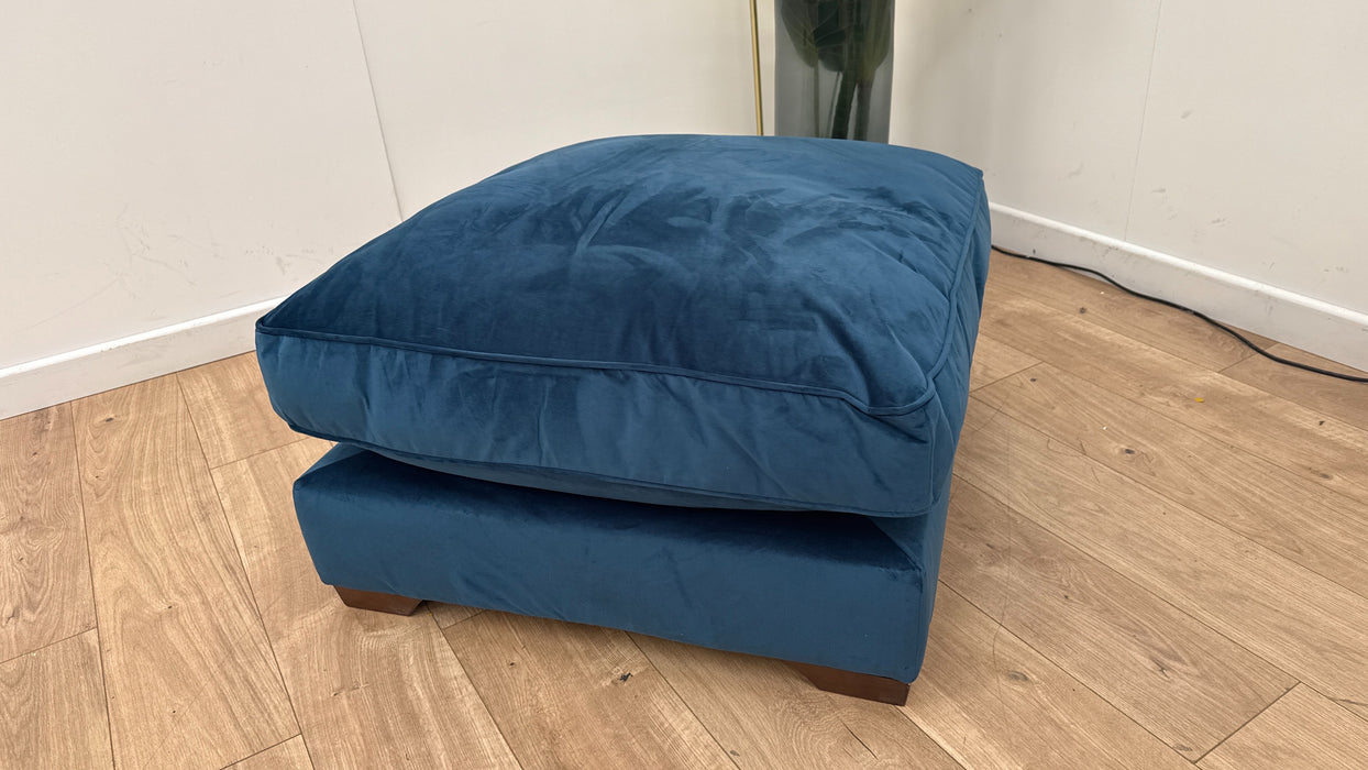 DFS Oceana Square Footstool In Lagoon