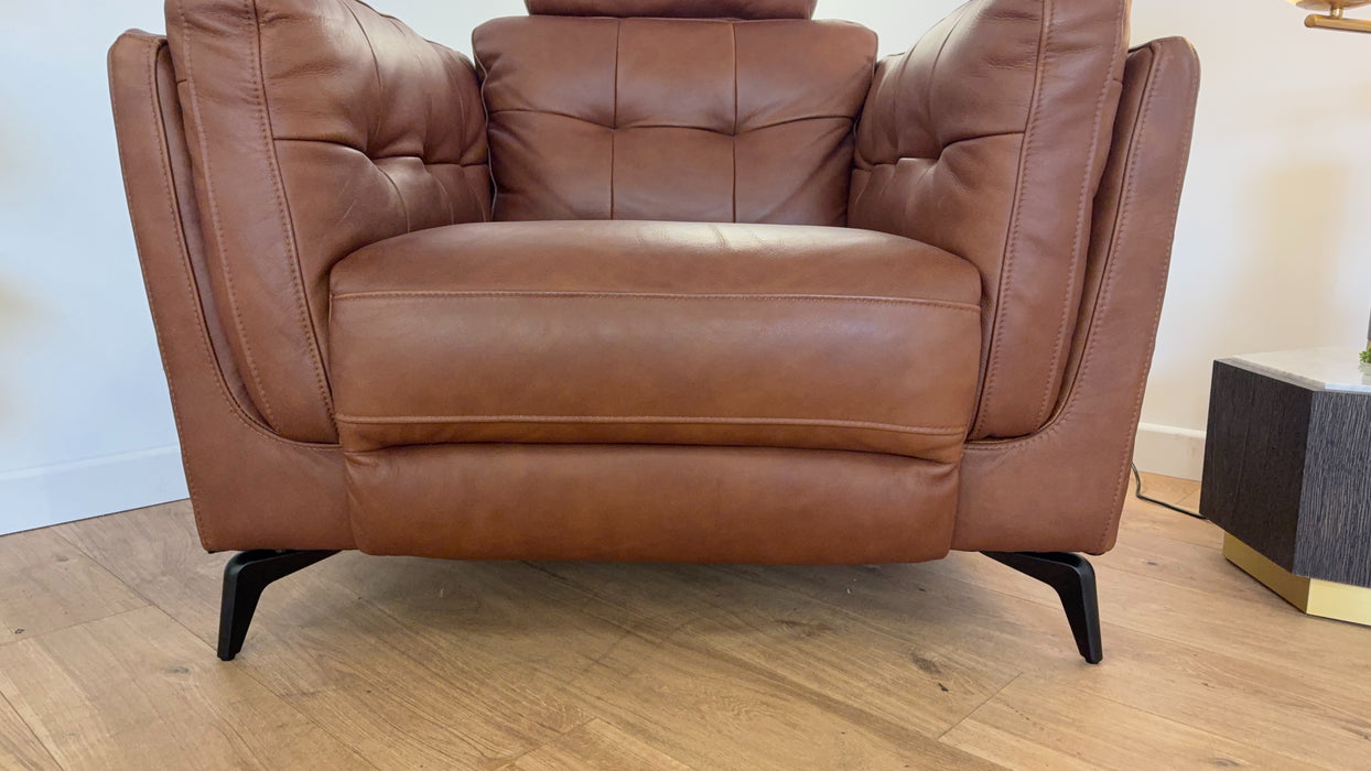 Muse Chair - Leather Power Reclining Sofa - Espresso