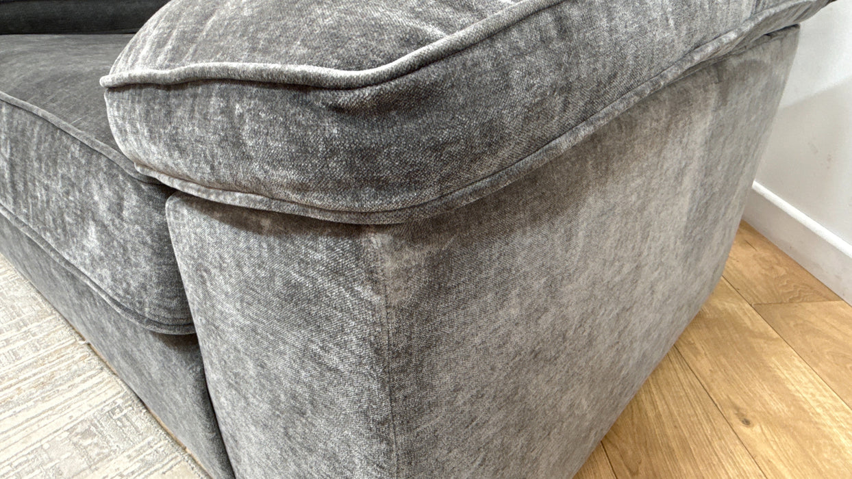 Sofology Brixton Fabric Loveseat in Soft Chenille Slate