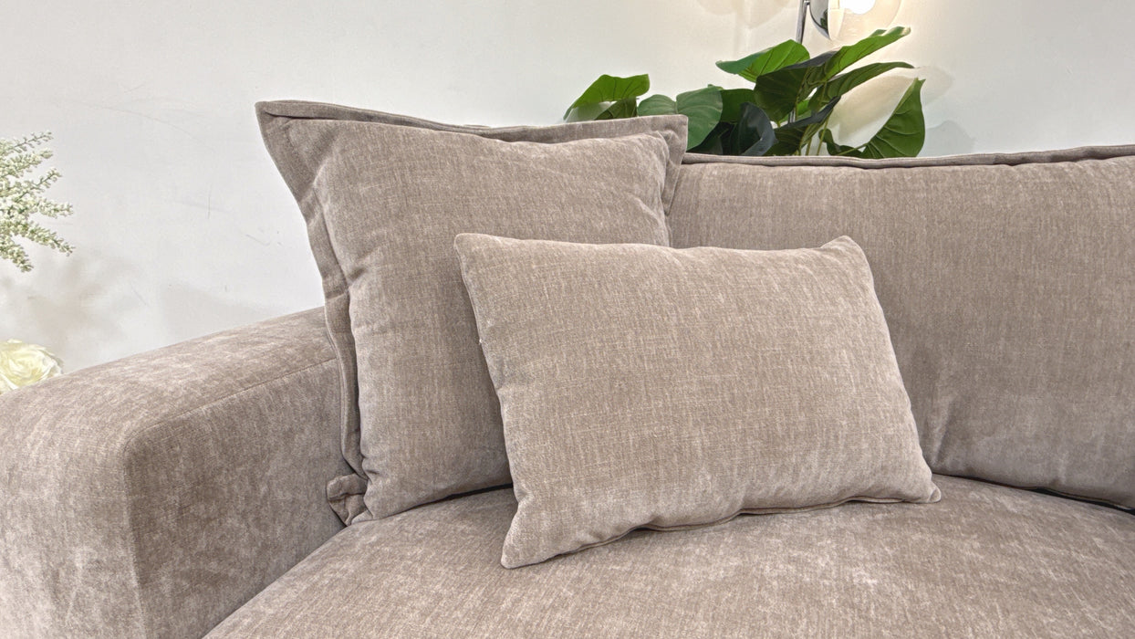 Sofology Cove Fabric Loveseat in  Soft Chenille Wicker All Over