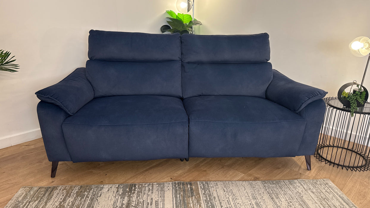 Sofology The Arlo Fabric 2.5 Seater Power Recliner in Lifestyle Flecked Navy