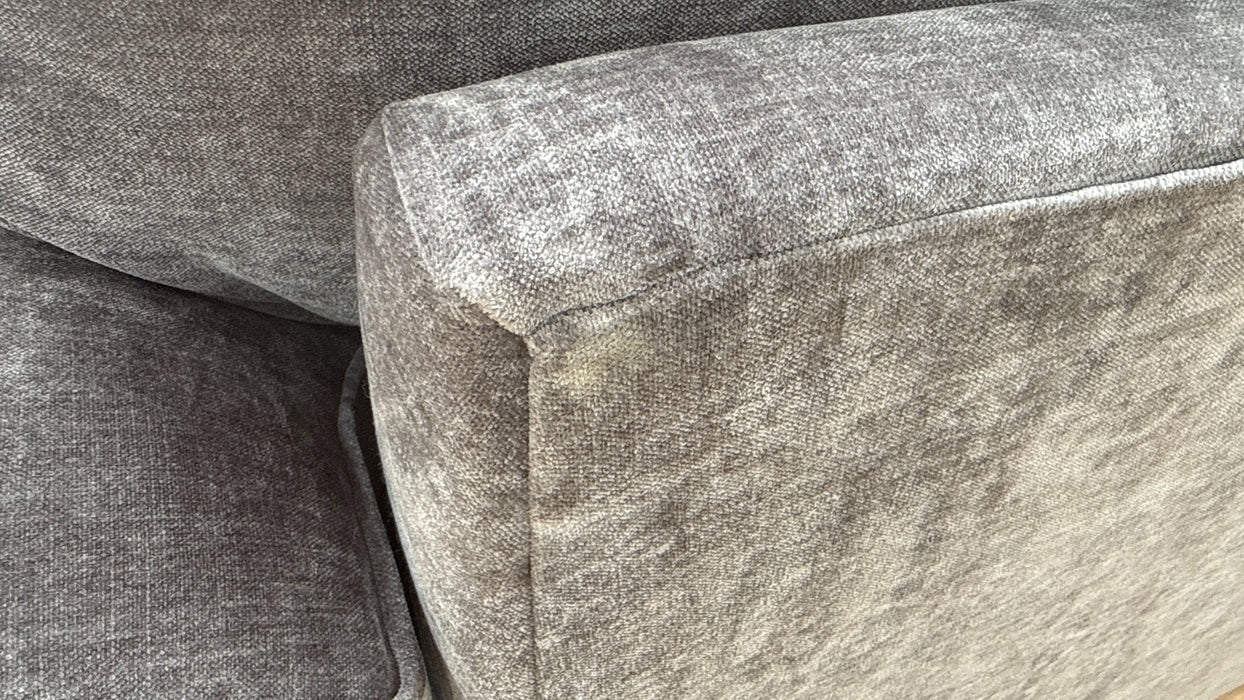Sofology Brixton Fabric Loveseat in Soft Chenille Slate