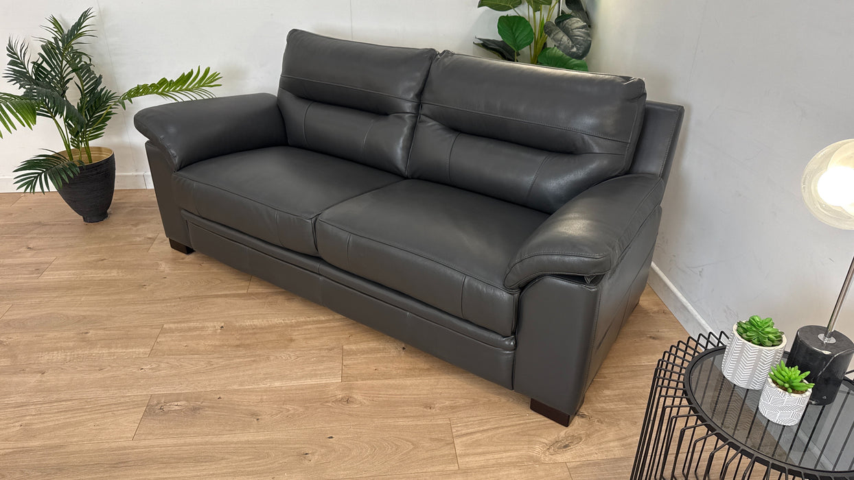 Laiken 3 Seater Leather Sofa