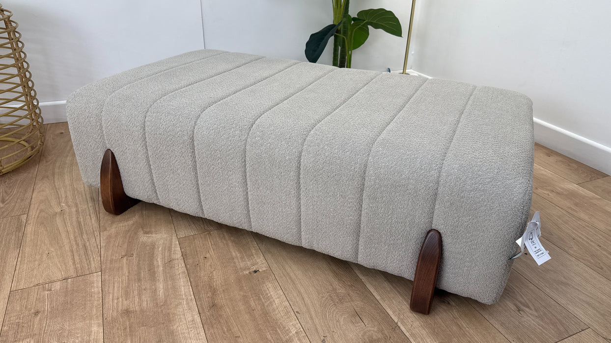 Sofology The Marble Arch Footstool in Pebble All Over