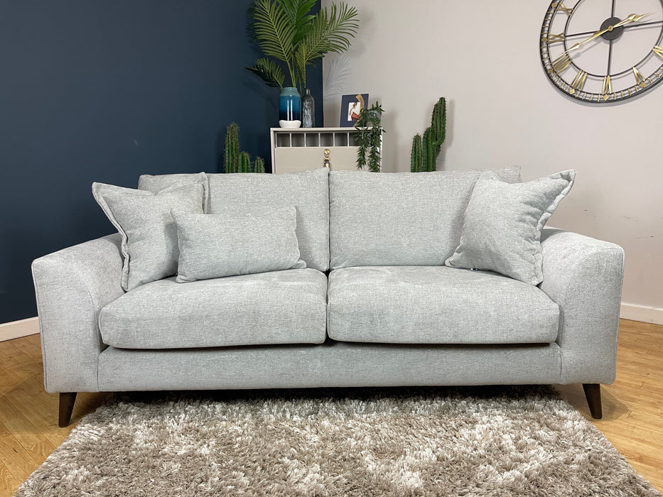 Mayfair 3 Seater Fabric Chenille Grey (WA2)