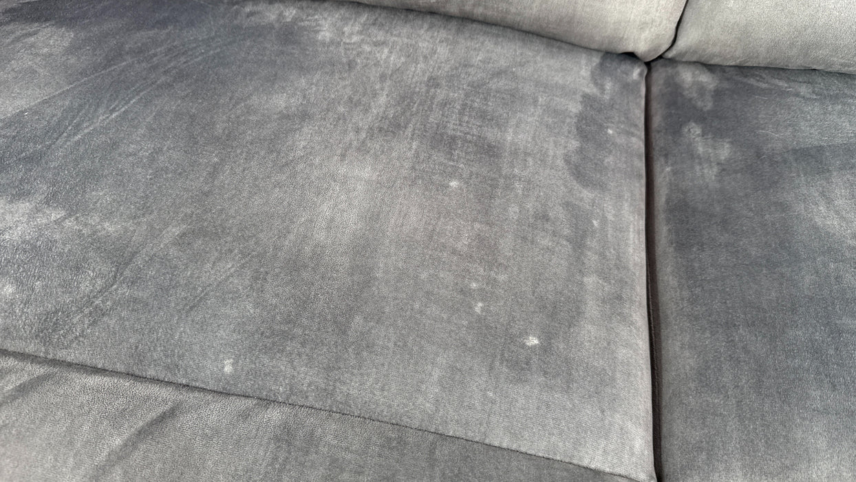 Sofology The Renato Fabric 2 Seater in Heritage Velvet Granite