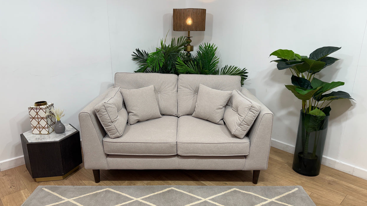Sofology Cricket Fabric 2 Seater in Nordic Mink