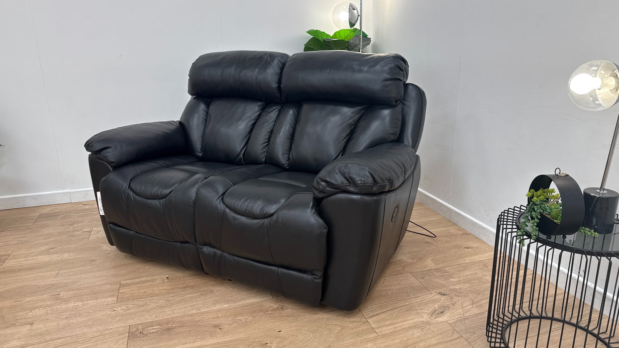 DFS Supreme Recliner 2 Seater in Black