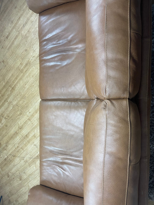 Santino Leather 3 Seater Apollo Tan  (WA2)