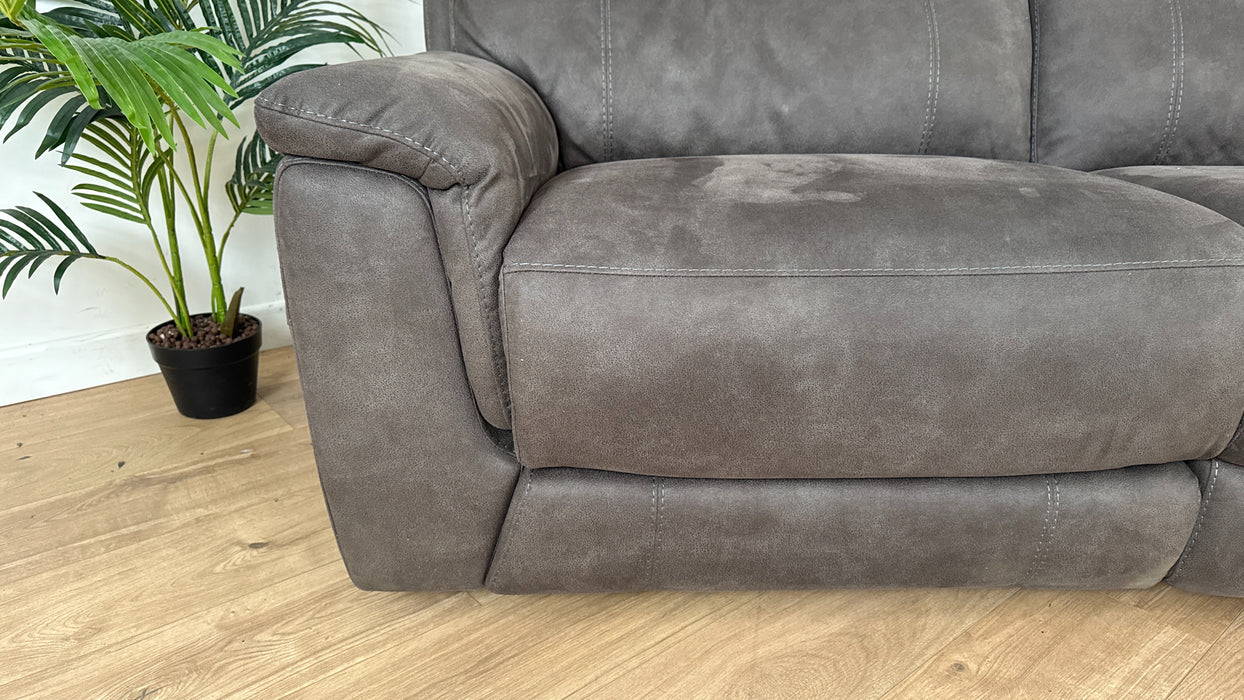 Ronan 3 Seater - Fabric Sofa - Brown