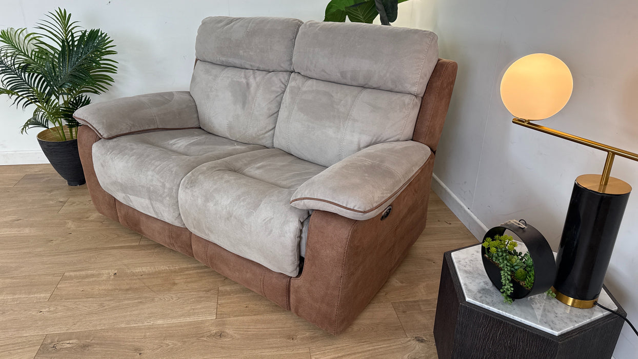 Catterall 2 Seater Fabric Power Recliner