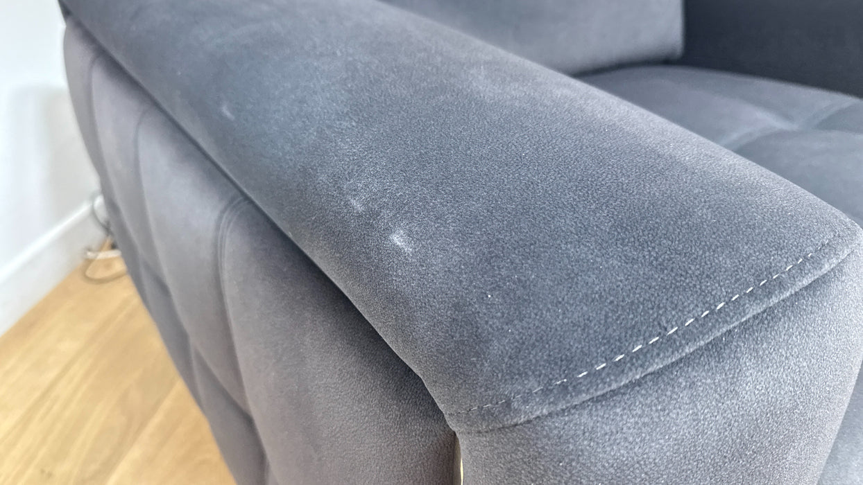 Sofology Marvella Fabric Chair in Lifestyle Flecked Anthracite