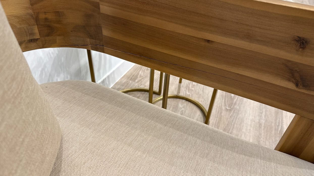 DFS Formentera Garden Furniture Corner Sofa, Dining Table in Beige