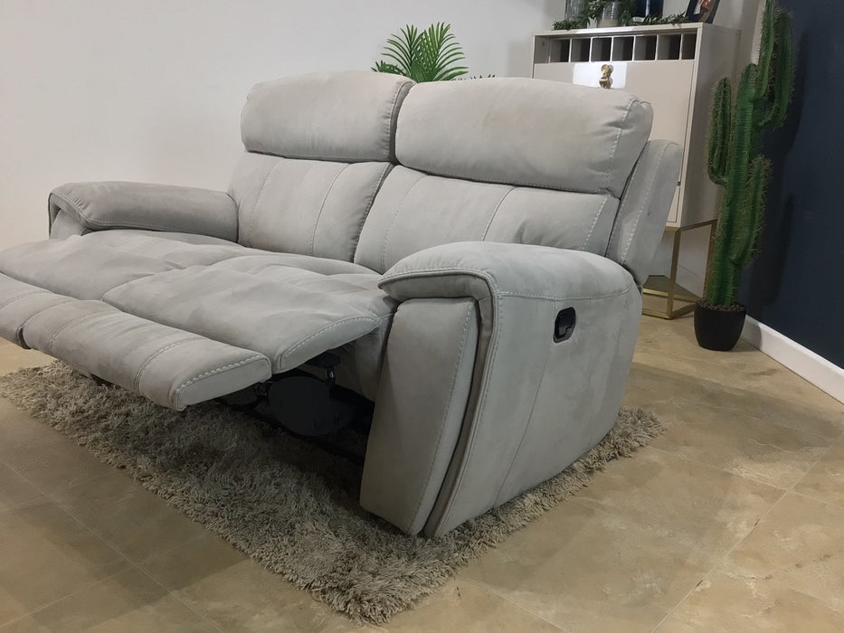 Radley 2 Seat - Fabric Man Rec Sofa - Toronto Grey