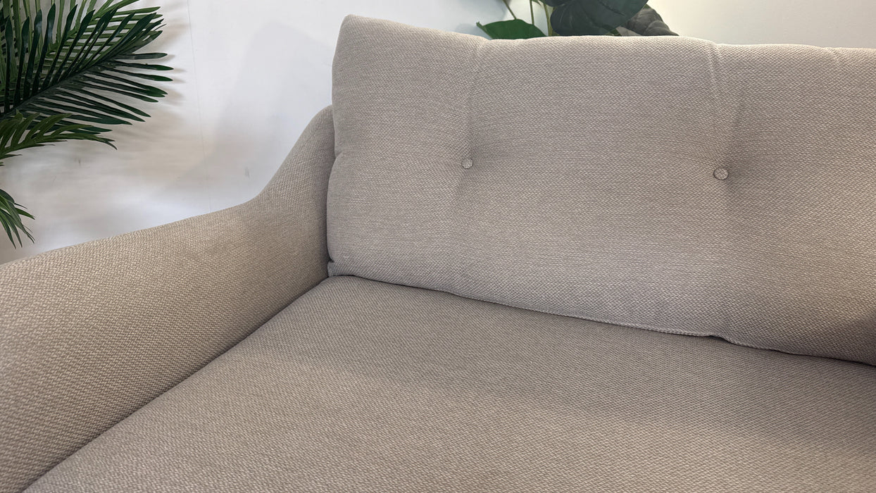 Sofology Ambleside Fabric Loveseat in Bentley Taupe