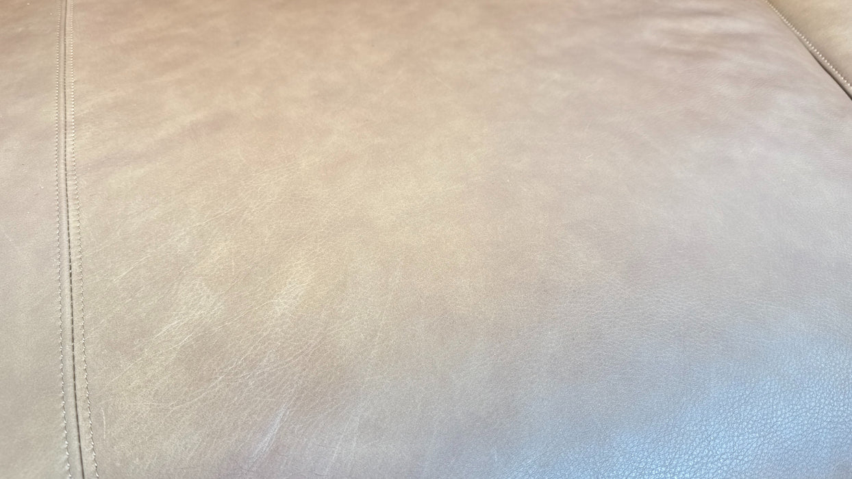 Sofology Adler Leather Asymmetric 4 Seater in Relaxed Soft Tan